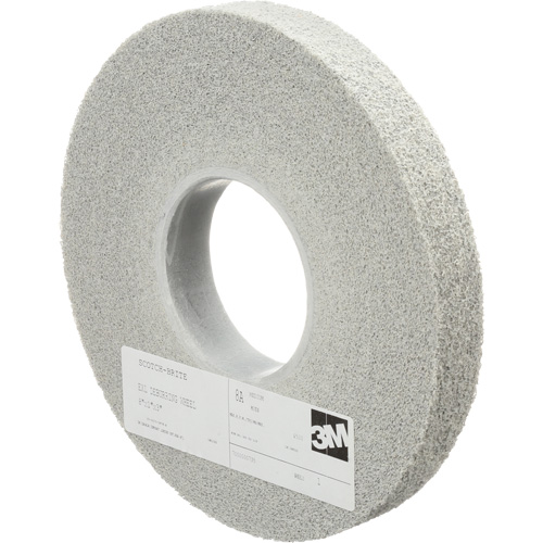 Scotch-Brite EXL Deburring Wheels, 8" x 1", 3" Arbor, Aluminum Oxide Cintas