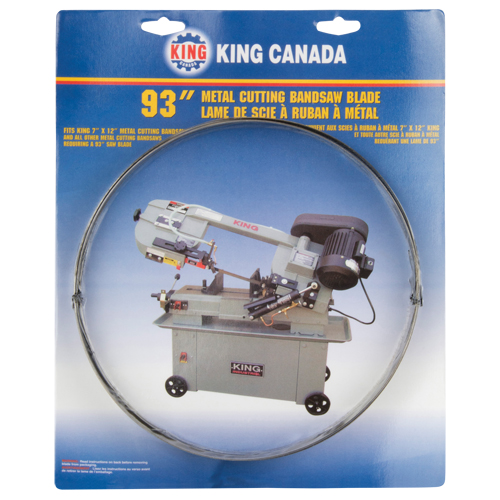 Scie &agrave; ruban pour m&eacute;tal, Acier au carbone, 93" lo x 3/4" la x &eacute;paisseur 0,032", 18 dents par pouce Cintas