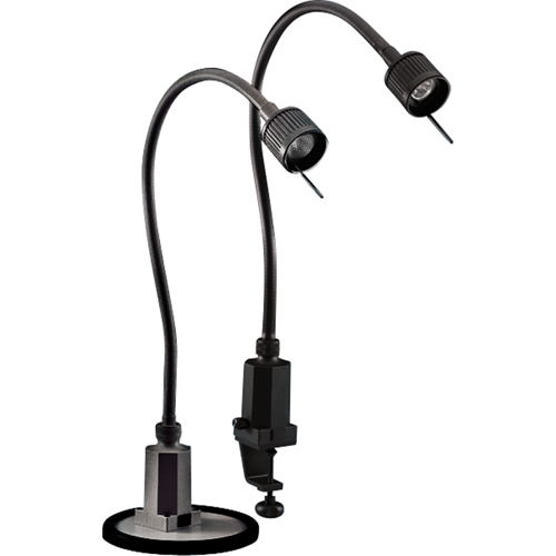 Sunnex Halogen Task Lights, 20 W, 20" Neck, Black Cintas