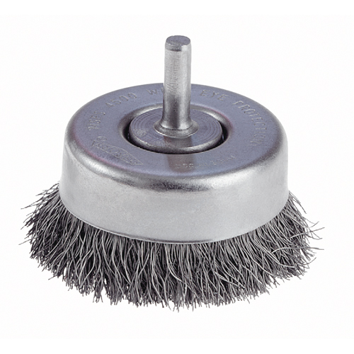 Crimped Wire Cup Brushes with 1/4" Shank - Light Duty Cintas