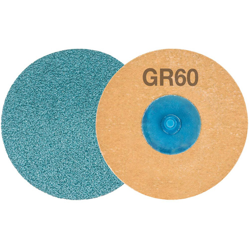 TWIST TOPCUT Sanding Disc, 3" Dia., 60 Grit, Zirconium Cintas