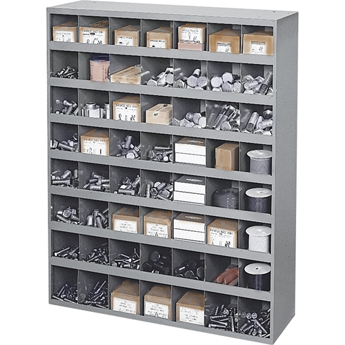 Armoires pour bacs de rangement en acier, 33-3/4" la x 12" p x 42" h, Gris Cintas