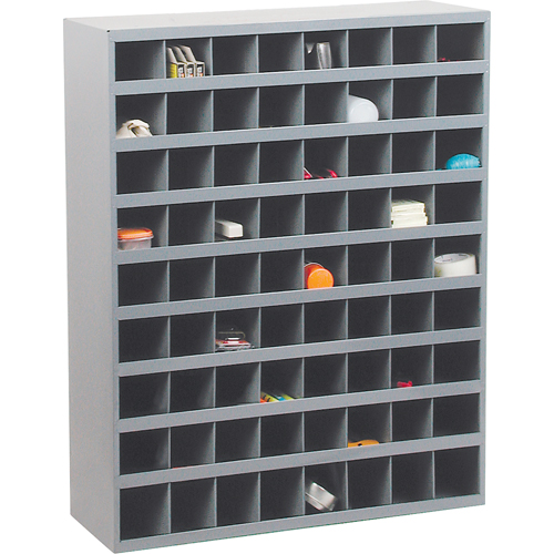 Armoires pour bacs de rangement en acier, 33-3/4" la x 12" p x 42" h, Gris Cintas