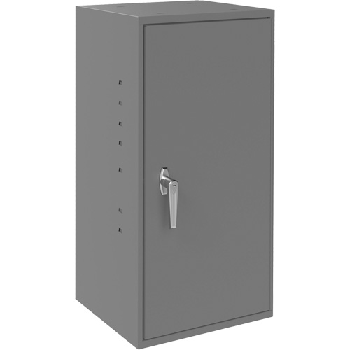 Armoires utilitaires, Acier, 2 Tablettes, 30" h x 13-3/4" la x 12-3/4" P, Gris Cintas