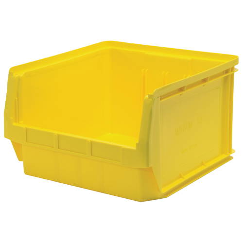 Contenants g&eacute;ants empilables, 18,375" la x 19,75" p x 11,875" h, Jaune Cintas
