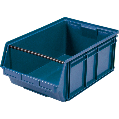 Contenants g&eacute;ants empilables, 18,375" la x 29" p x 11,875" h, Bleu Cintas
