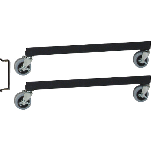 Ensemble mobile de support sur pied pour casiers de rangement &agrave; emboîtement Cintas
