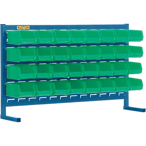 Rayonnage &agrave; persienne avec bacs, 32 bacs, 36" la x 8-1/4" p x 22" h Cintas