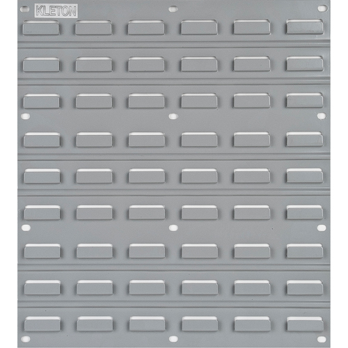 Metal Louvered Panel Bin Support Rack, 16 Bins, 18" W x 1/8" D x 19" H Cintas