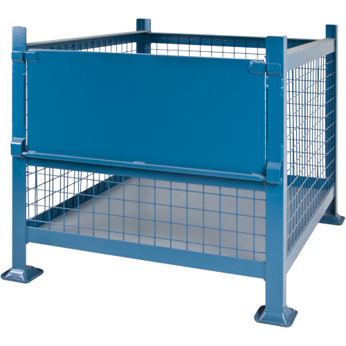 Contenants de vrac empilables, 34,5" la x 40,5" p x 30" h, Capacit&eacute; de 3000 lb Cintas