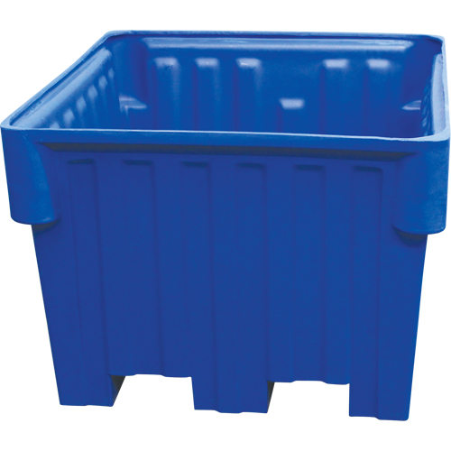 Bacs emboîtables pour chariot &eacute;l&eacute;vateur, 42" la x 48" p x 30" h, Bleu Cintas