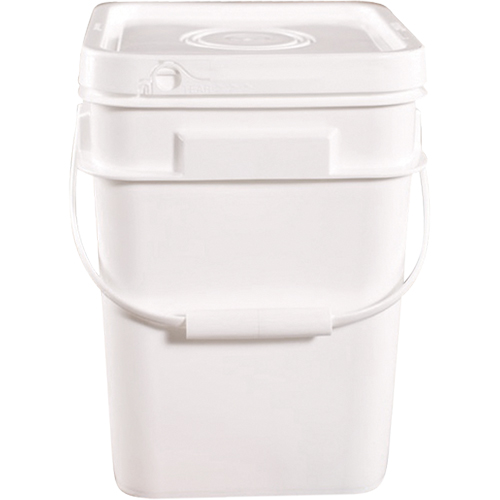 Seau carr&eacute;, Plastique, 4 gal. Cintas