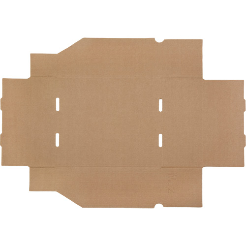Deep Corrugated Parts Bins, 9-3/4" W x 11-1/4" D x 4-1/2" H, Beige Cintas