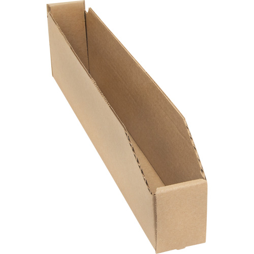 Deep Corrugated Parts Bins, 2-7/8" W x 17-1/4" D x 4-1/2" H, Beige Cintas