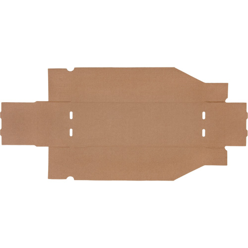 Deep Corrugated Parts Bins, 5-3/4" W x 17-1/4" D x 4-1/2" H, Beige Cintas