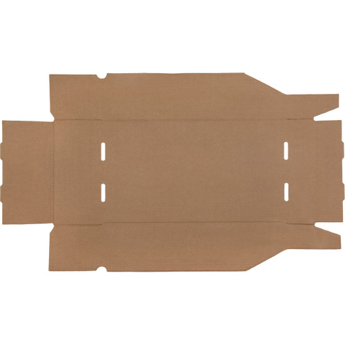 Deep Corrugated Parts Bins, 9-3/4" W x 17-1/4" D x 4-1/2" H, Beige Cintas