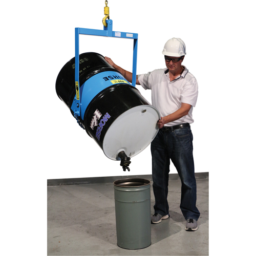 Leveurs de baril - Inclinaison manuelle, Baril de 55 gal. US (45 gal. imp.), Capacit&eacute; 800 lb/363 kg Cintas