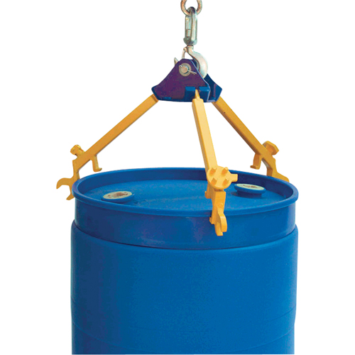 Appareils de levage &agrave; usages multiples avec cl&eacute;s pour barils, 30 - 55 gal. US (25 - 45 gal. imp.), Cap. 800 lb/362 kg Cintas