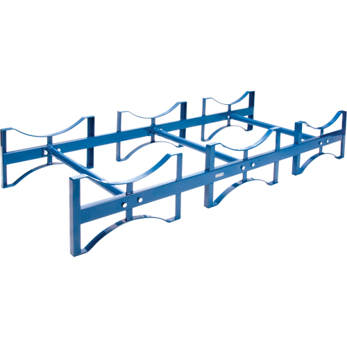 Drum Stacking Rack, 3 Drums, 2400 lbs. Capacity, 71-1/2" W x 30" D x 12-1/2" H Cintas