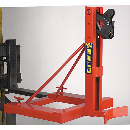 Gator Grip Forklift Attachment for Drum Handling, For 30 US Gal. (25 Imperial Gal.) / 50 US Gal. (41.6 Imperial Gal.) / 80 US Gal. (66.6 Imperial Gal.) Cintas