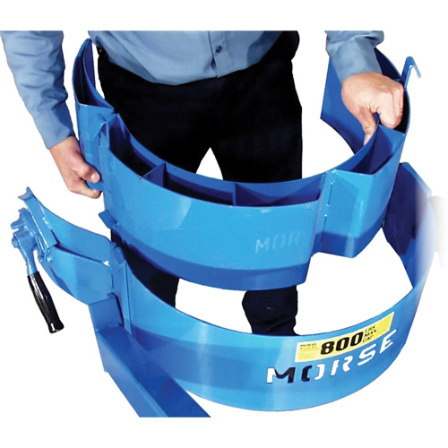 Manual Tilt Drum Lifter Kit, 55 US gal. (45 Imperial Gal.) Drum Size, 800 lbs./363 kg. Cap. Cintas
