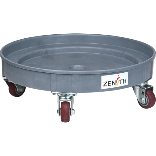 Leak Containment Drum Dolly, 24.25" dia. X 7.625" H, 1.5 US Gal. Spill Cap. Cintas