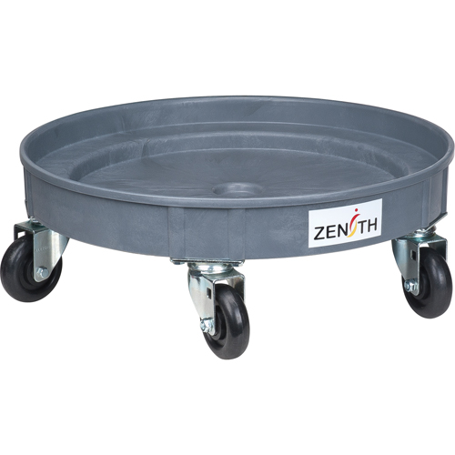Socle roulant pour baril de confinement des fuites, 24.25" dia. X 8,625" H, Cap. de d&eacute;versement 1,5 gal. US Cintas