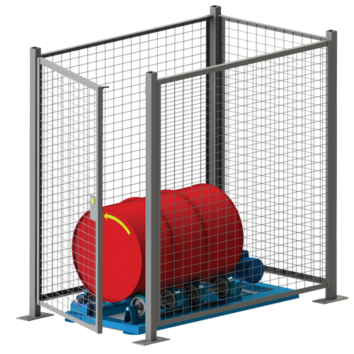 Stationary Drum Roller - Guard Enclosure Cintas