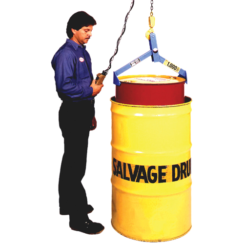 Leveur de baril et Overpack, 55 - 85 gal. US (45 - 70 gal. imp.), Cap. 1000 lb/454 kg Cintas