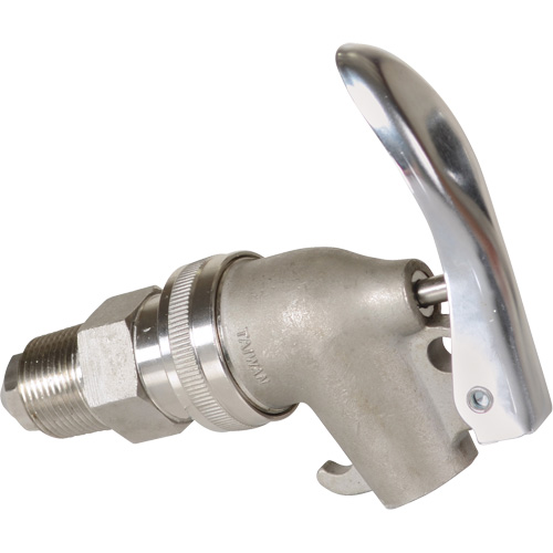 Manual Drum Faucet, Stainless Steel, 3/4" NPT Cintas