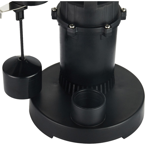 Pompe de puisard submersible thermoplastique, 2560 gal./h, 115 V, 4,6 A, 1/3 CV Cintas