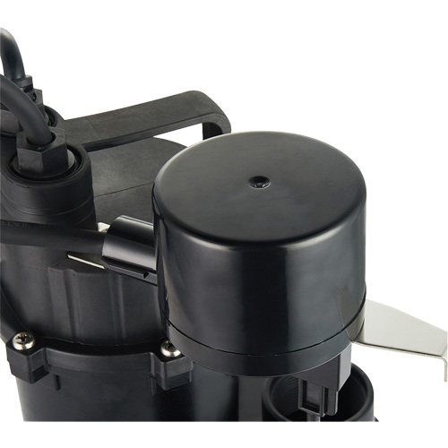 Pompe de puisard submersible thermoplastique, 2560 gal./h, 115 V, 4,6 A, 1/3 CV Cintas