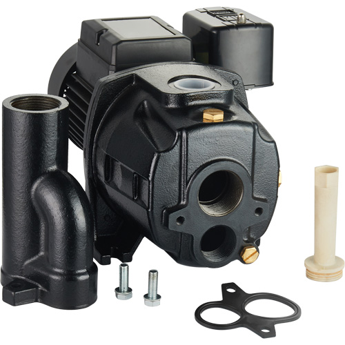 Dual Voltage Cast Iron Convertible Jet Pump, 115 V/230 V, 1100 GPH, 1/2 HP Cintas