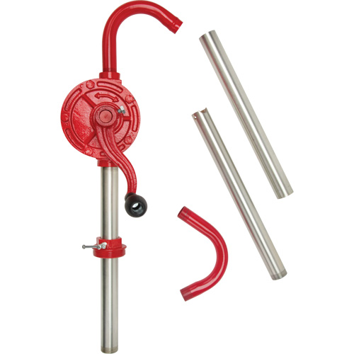 Rotary Type Drum Pump, Cast Iron/Steel, Fits 30-55 Gal., 8 oz./Stroke Cintas