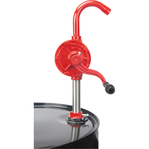 Rotary Type Drum Pump, Cast Iron/Steel, Fits 30-55 Gal., 8 oz./Stroke Cintas