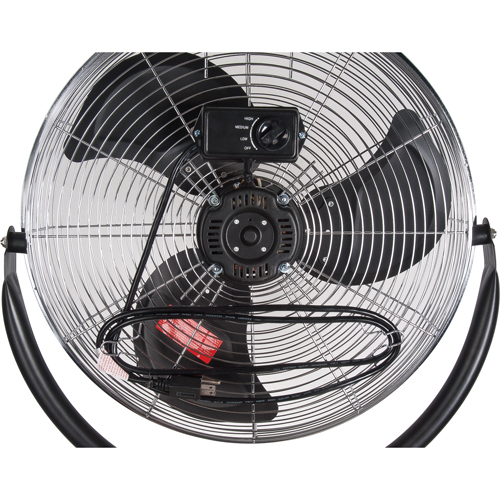 Ventilateur sur pi&eacute;destal haute vitesse, Commercial, 3 Vitesses, Diam&egrave;tre de 20" Cintas