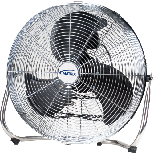 Ventilateur sur pied haute vitesse, Commercial, 3 vitesses, Diam&egrave;tre de 18" Cintas