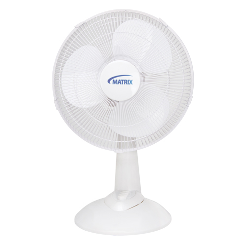 Ventilateur oscillant &agrave; boutons-poussoirs pour bureau, Diam&egrave;tre 12", 3 vitesses Cintas