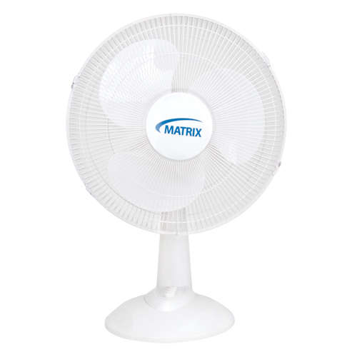 Ventilateur oscillant &agrave; boutons-poussoirs pour bureau, Diam&egrave;tre 16", 3 vitesses Cintas