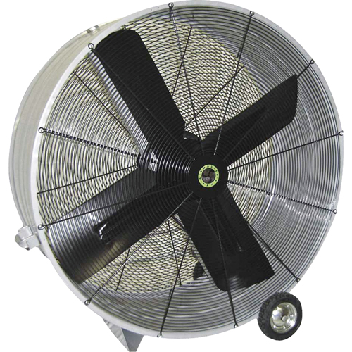 Ventilateurs tambour &agrave; entraînement par courroie, Industriel, 1 vitesses, Diam&egrave;tre de 48" Cintas