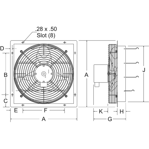 Ventilateurs d'&eacute;vacuation &agrave; volets Cintas