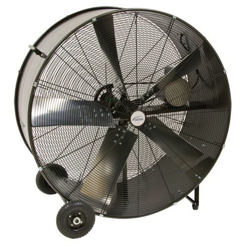 Heavy-Duty Fixed Belt Drive Drum Fan, Industrial, 2 Speed, 42" Diameter Cintas