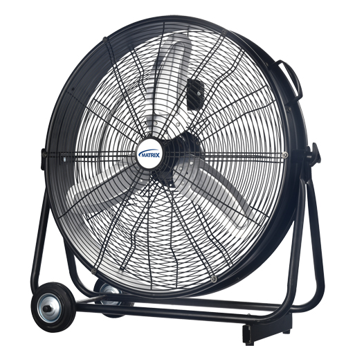 Ventilateur l&eacute;ger mince &agrave; entraînement direct pour usage industriel, Industriel, 3 vitesses, Diam&egrave;tre de 24" Cintas