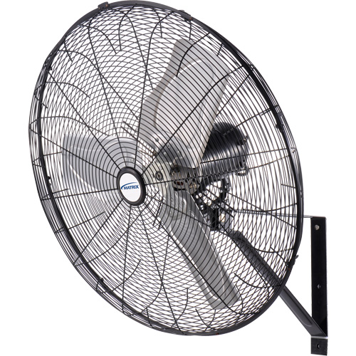 Ventilateur mural oscillant avec vaporisation &agrave; moteur &eacute;tanche &agrave; l'eau, Industriel, 3 vitesses, Diam&egrave;tre de 30" Cintas