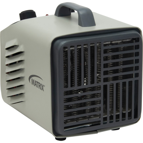 Personal Metal Shop Heater with Thermostat, Fan, Electric Cintas