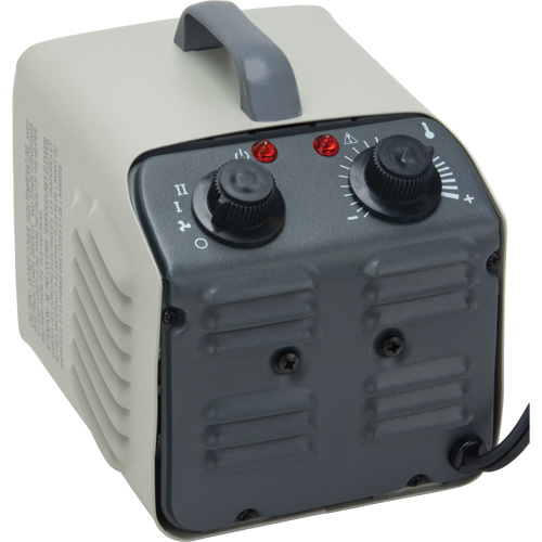 Personal Metal Shop Heater with Thermostat, Fan, Electric Cintas