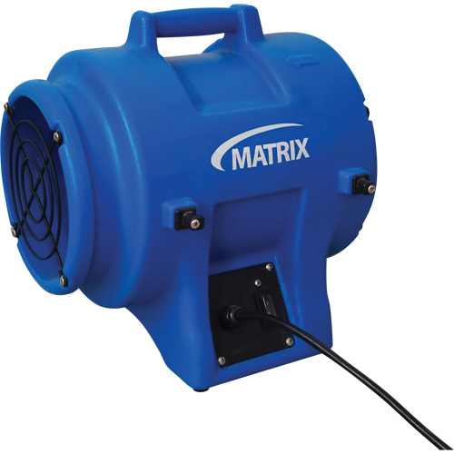 8" Air Blower with 25' Ducting & Canister, 1/4 HP, 816 CFM Cintas