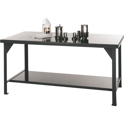 Shop Tables, Steel Surface, 72" W x 36" D x 34" H Cintas