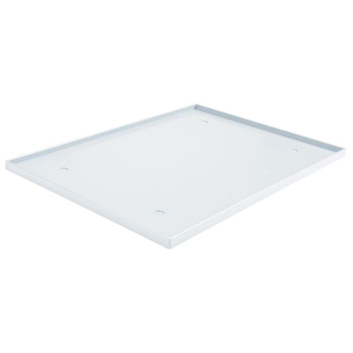 Fond de casier, Convient aux casiers 12" x 18", Gris p&acirc;le, Plastique Cintas