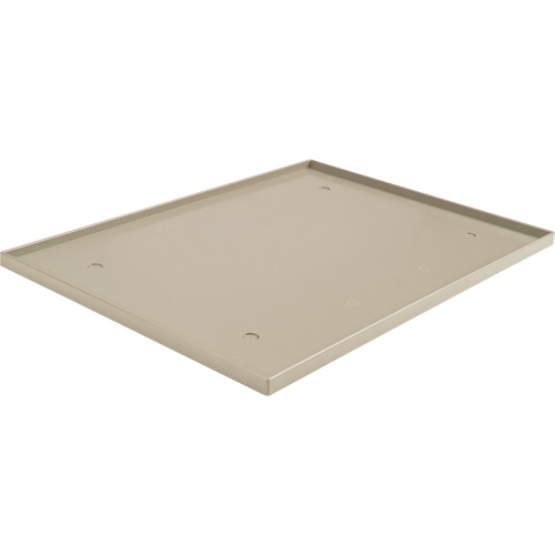 Fond de casier, Convient aux casiers 12" x 18", Beige, Plastique Cintas